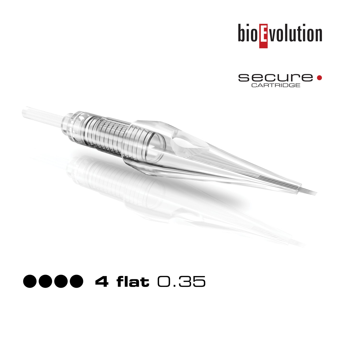 Aiguille traditionnelle 1 pièce 4 flat 0,35