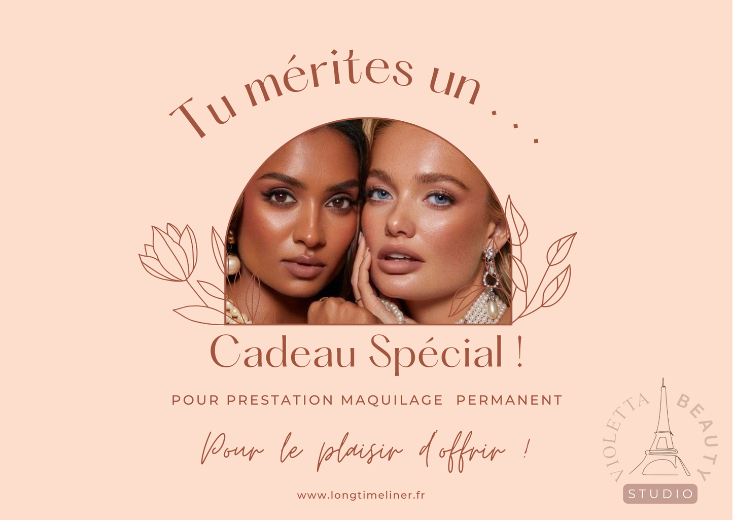 Chèque cadeau - Maquillage permanent des sourcils (1 retouche incluse)