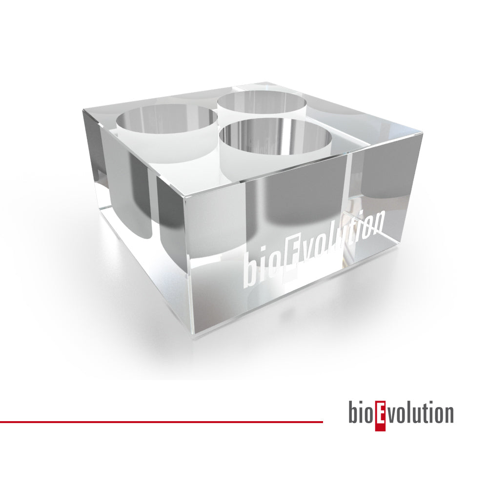 Support cupules (4cm x 4cm x 2cm)